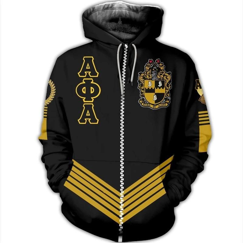 Pharaoh King Alpha Phi Alpha Zip Hoodie | Getteestore.com