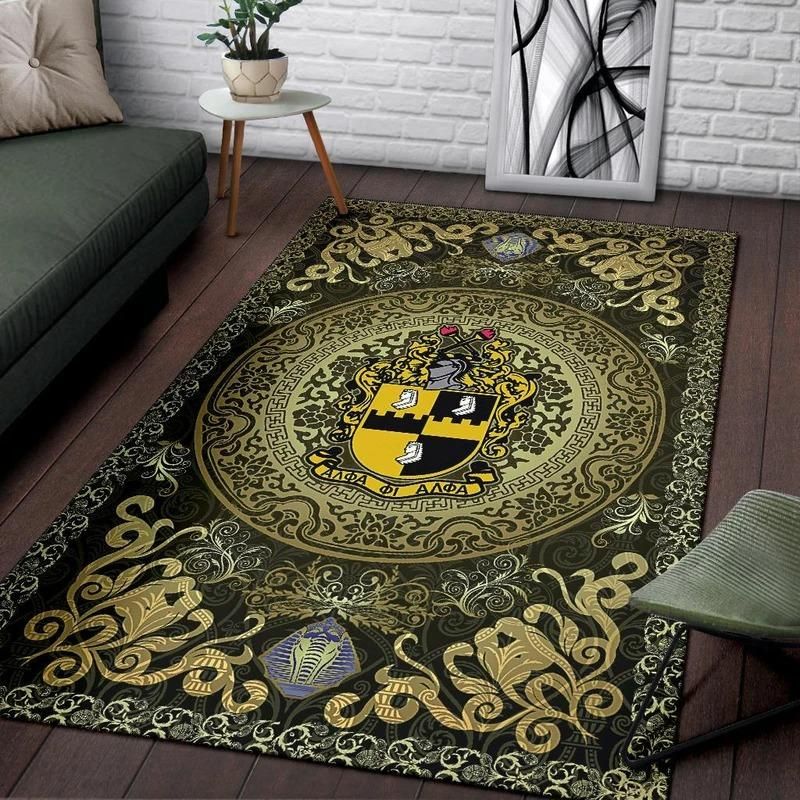 Mable Giza Alpha Phi Alpha Area Rug | Getteestore.com