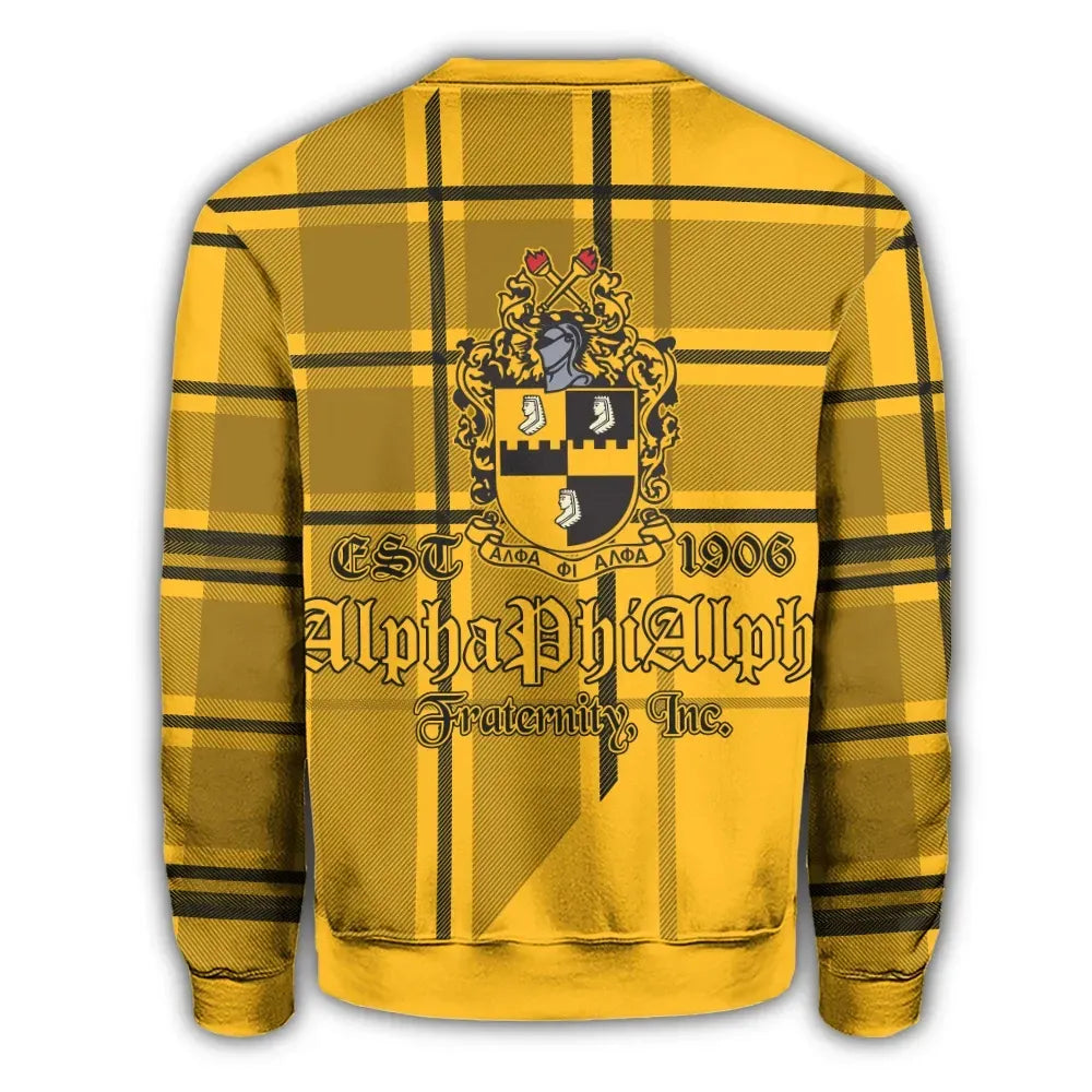 Alpha Phi Alpha Burberr Style Sweatshirt