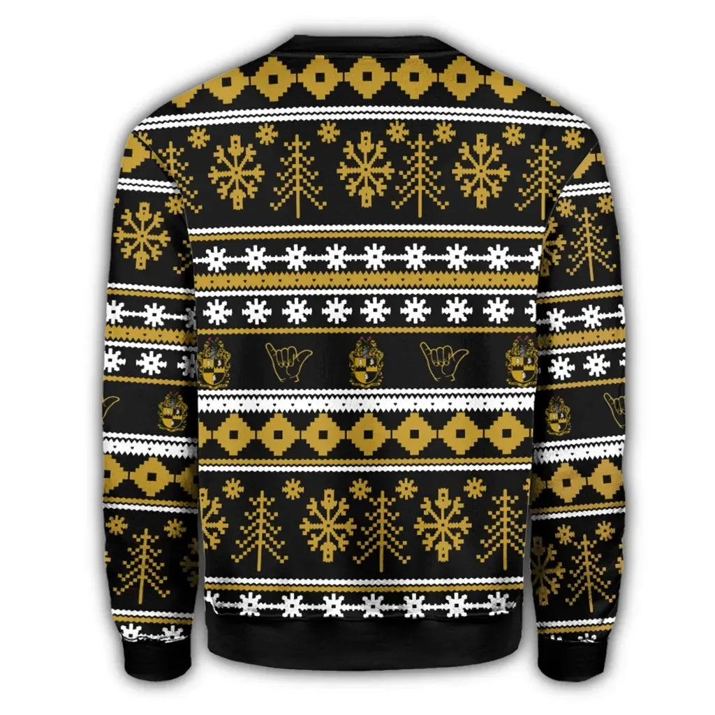Alpha Phi Alpha Christmas Splatters Sweatshirt