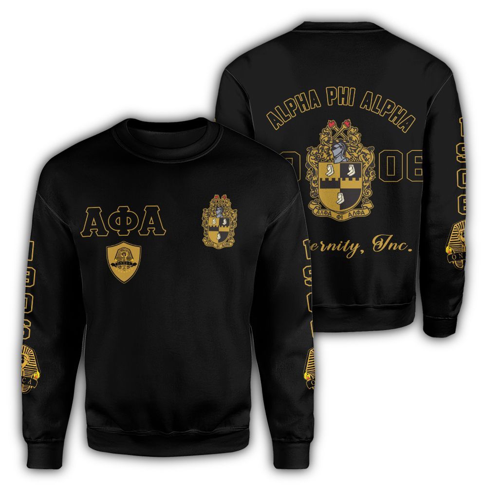 Alpha Phi Alpha Edsel Crewneck Sweatshirt | Africazone.store