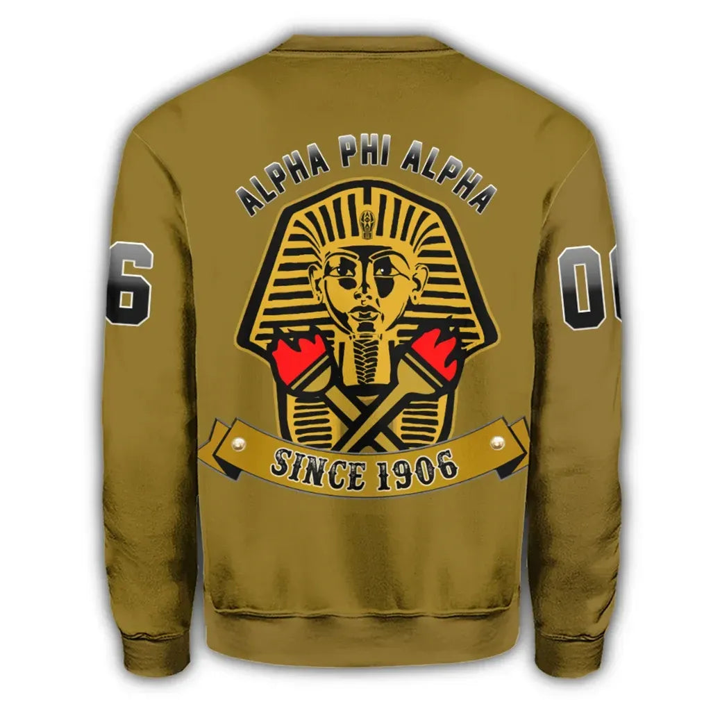 Alpha Phi Alpha Crystal Yellow Sweatshirt