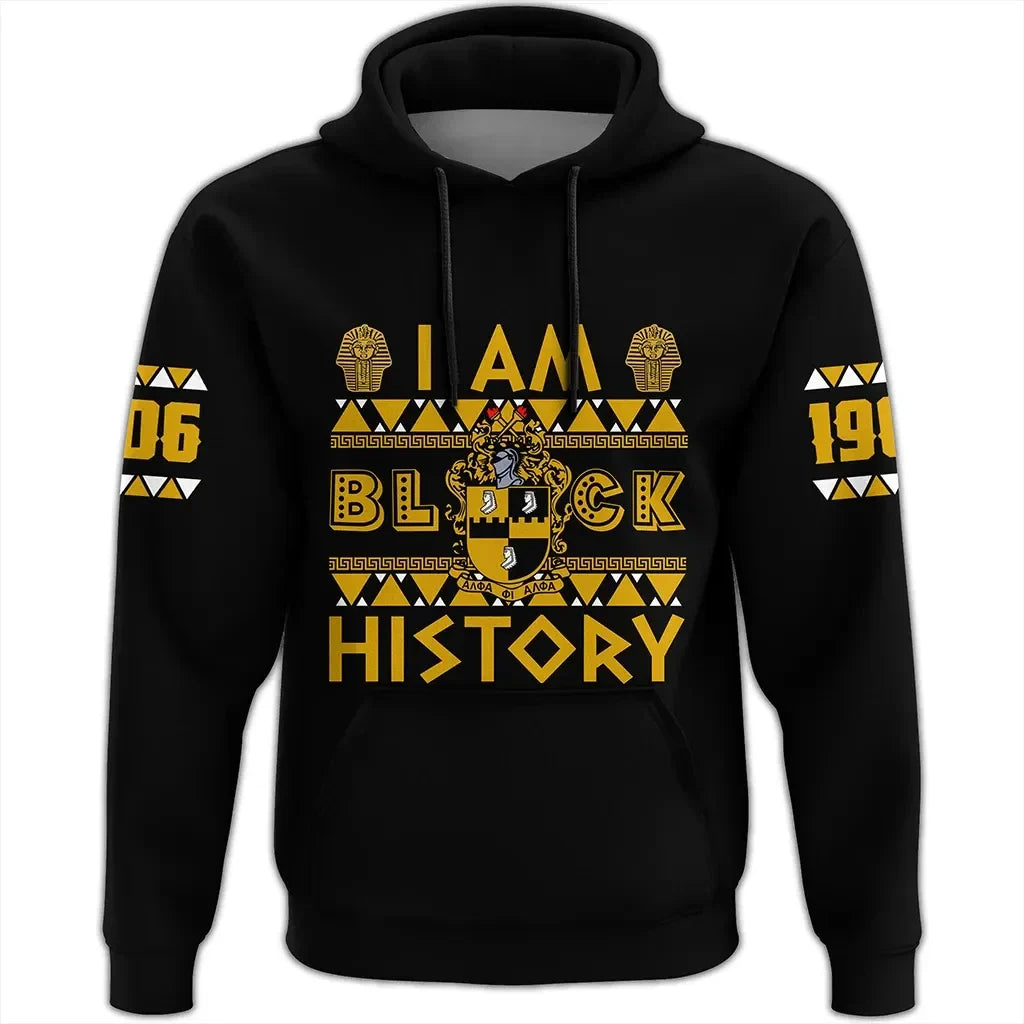 I Am Black History Alpha Phi Alpha Hoodie