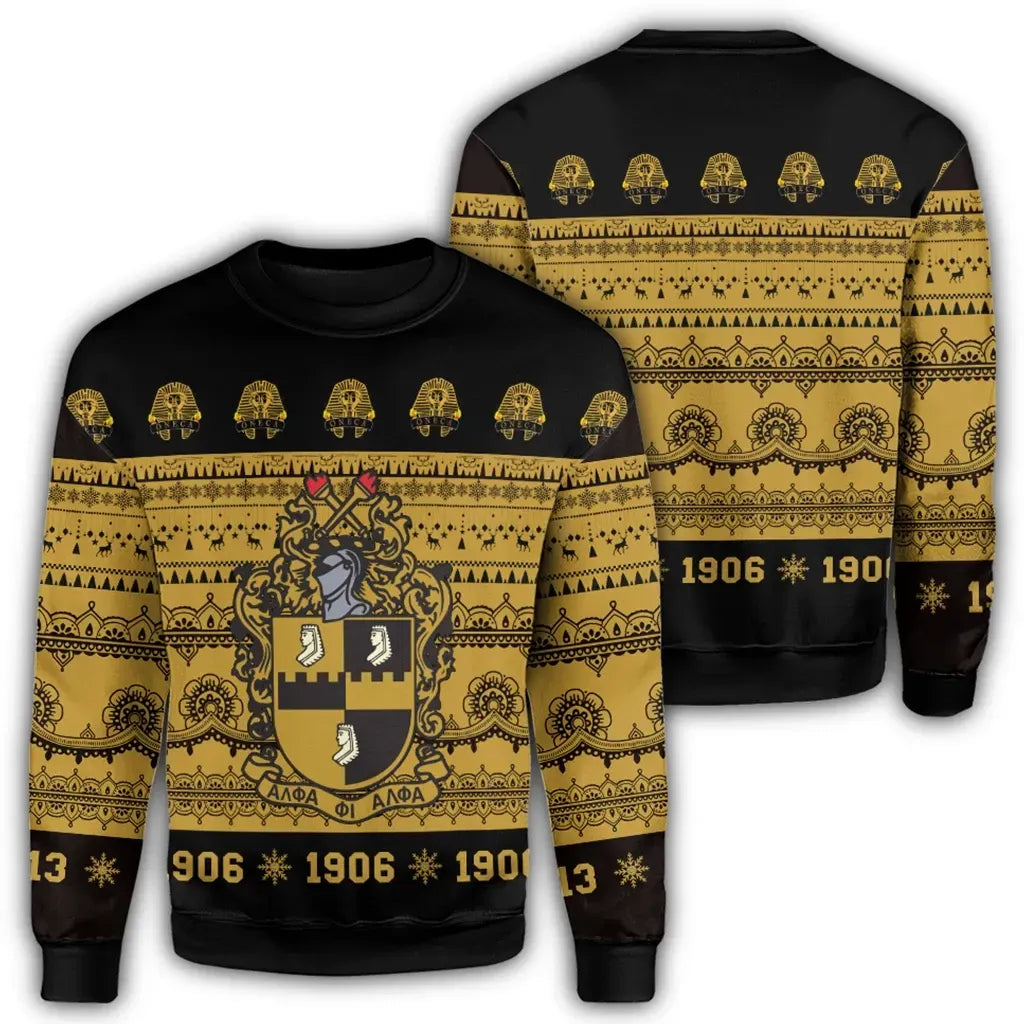 Alpha Phi Alpha Xmas Establish Year Sweatshirt | Africazone.store