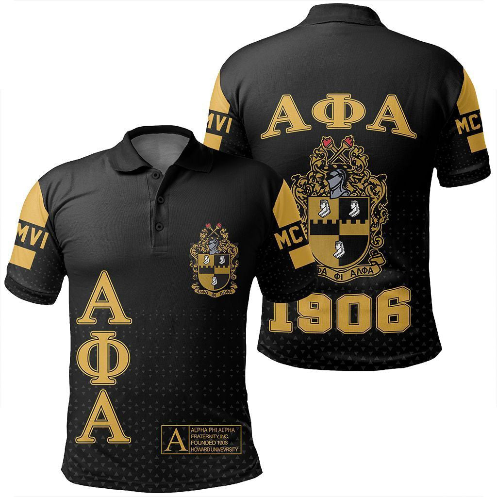 MCM Alpha Phi Alpha Polo Shirt | Africazone.store