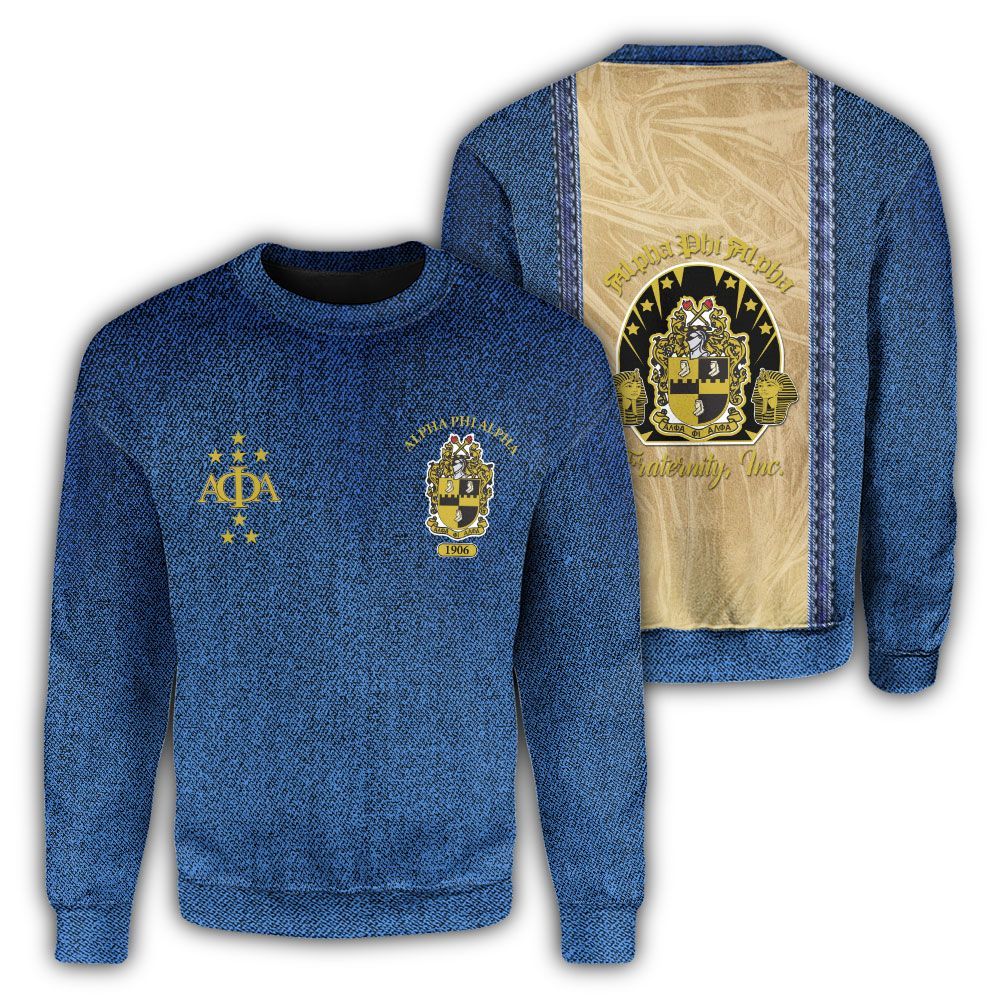 Jeans Alpha Phi Alpha Crewneck Sweatshirt