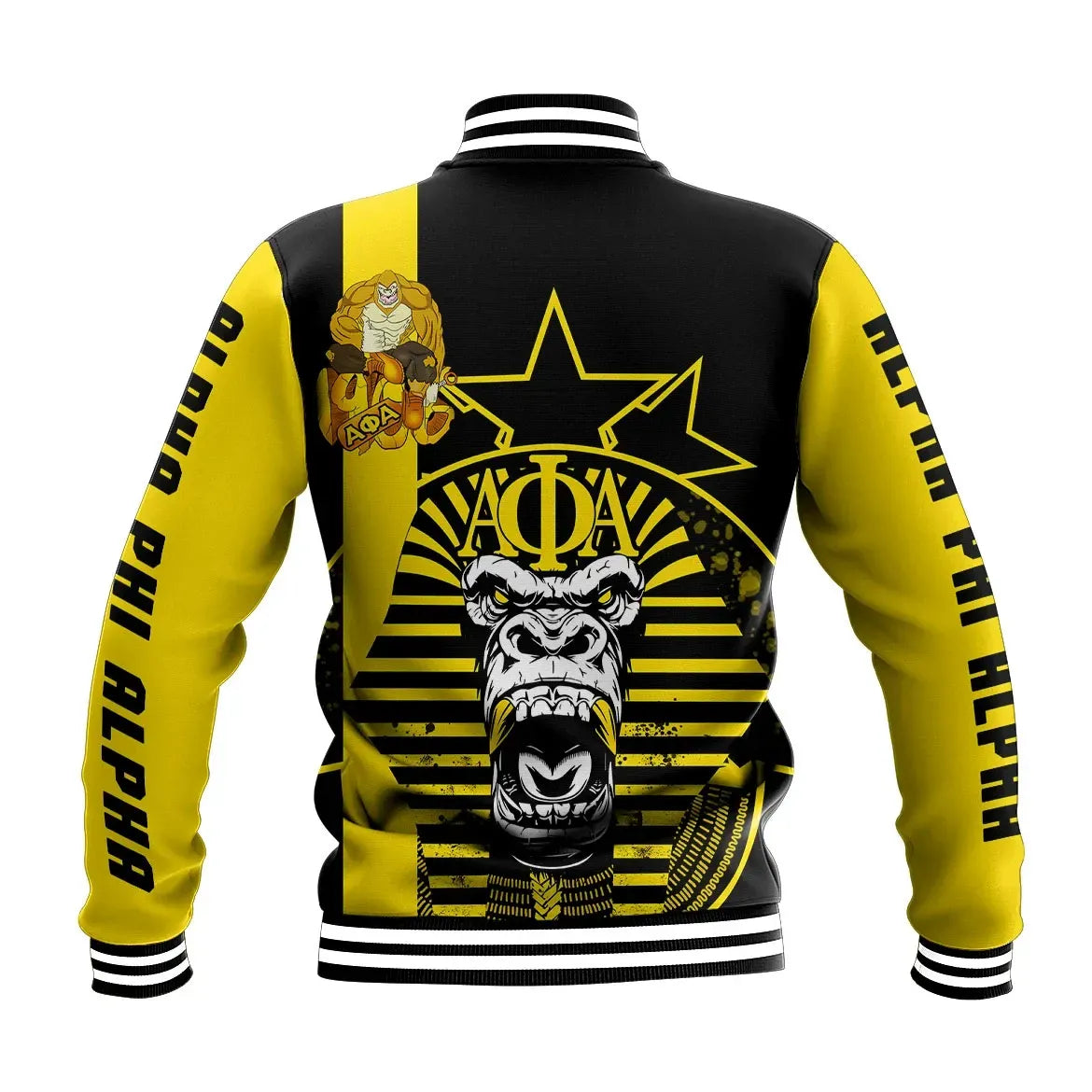 King Kong Alpha Phi Alpha Baseball Jacket