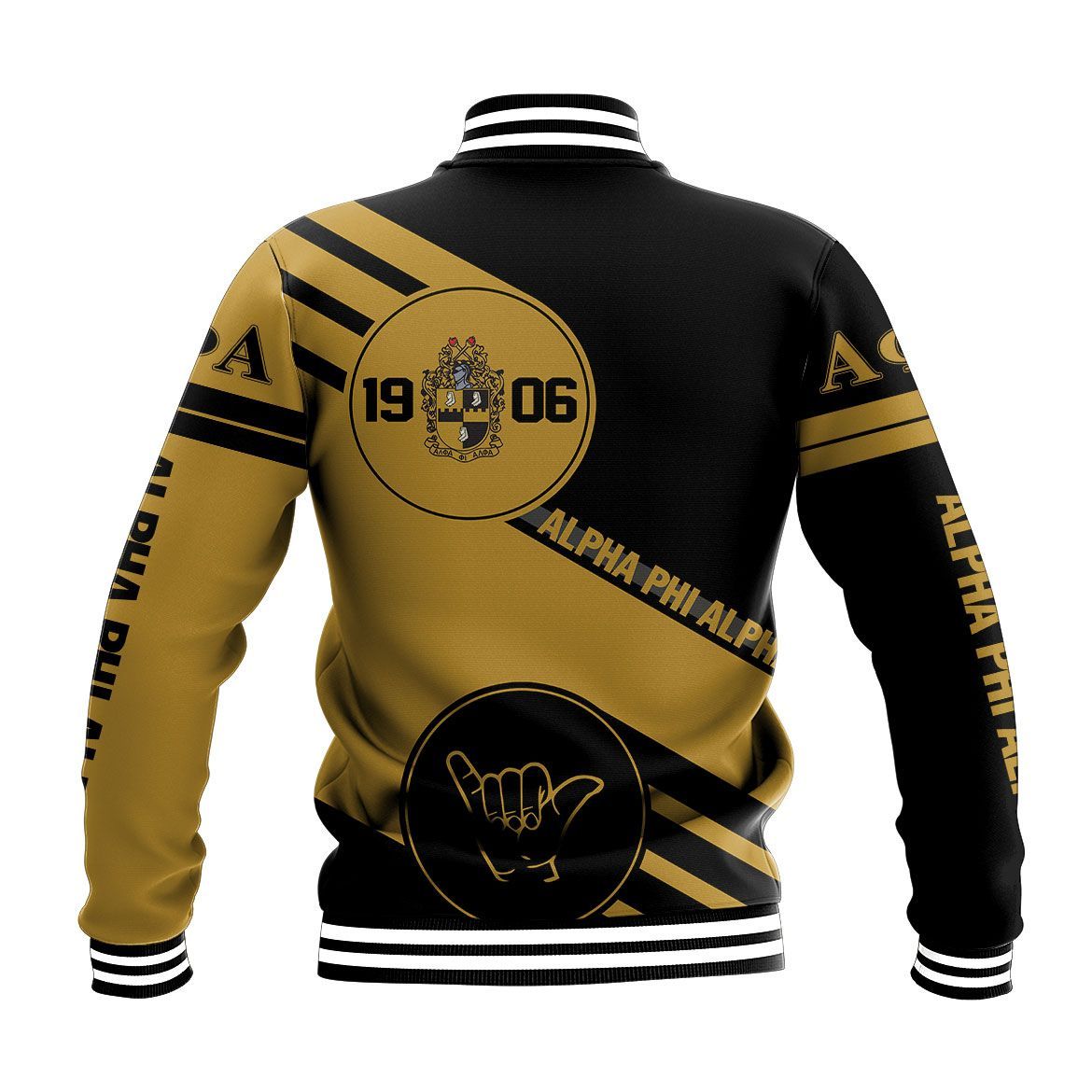 Alpha Phi Alpha Swift Balls Baseball Jacket