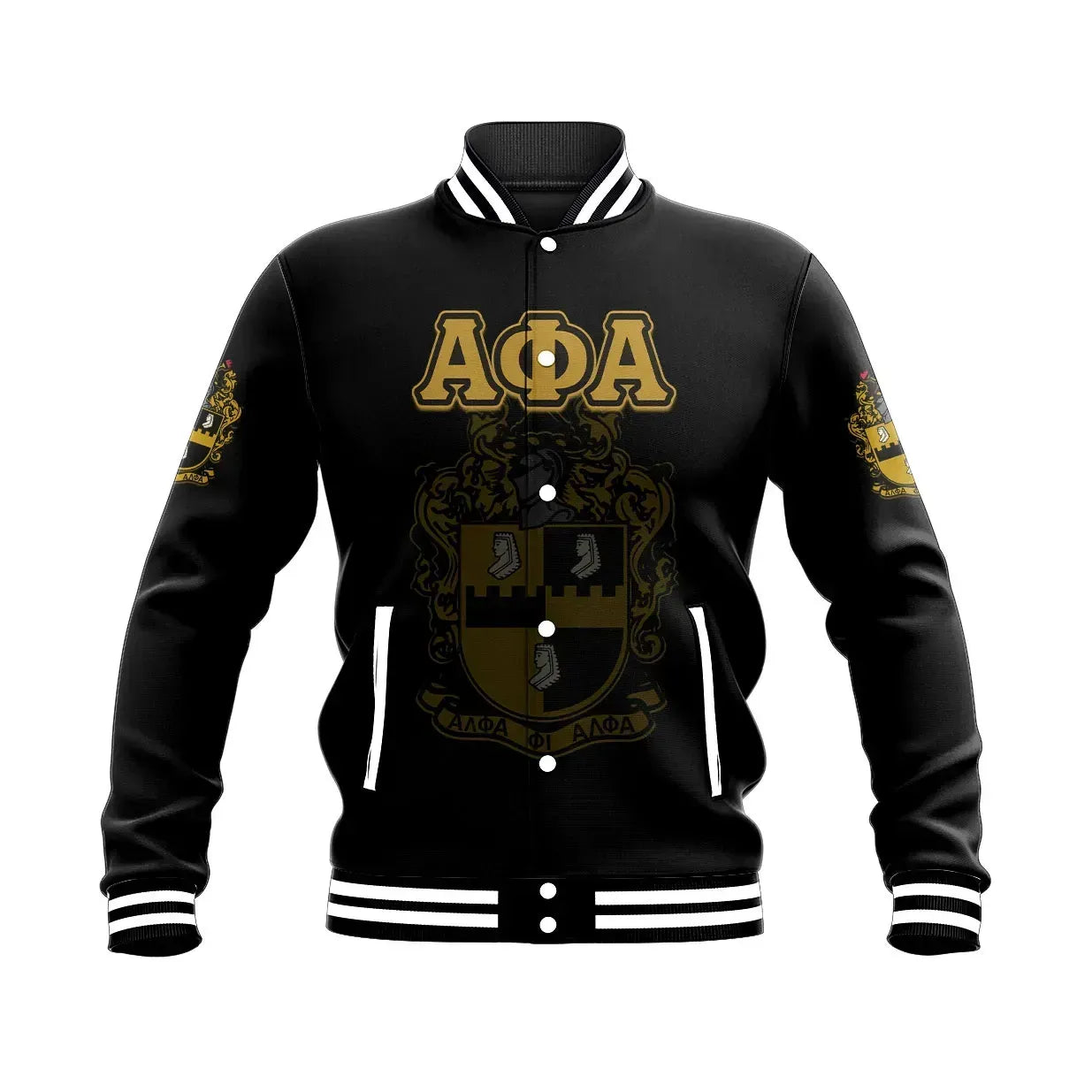 Personalised Alpha Phi Alpha Baseball Jacket | Africazone.store