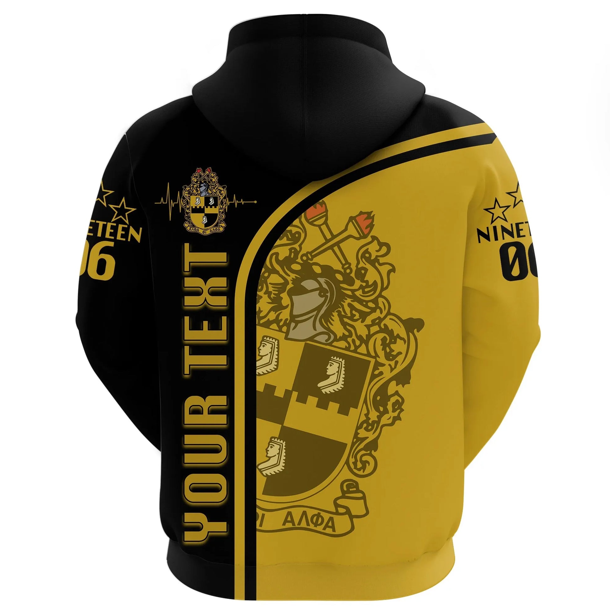 Personalised Alpha Phi Alpha In My Heart Zip Hoodie | Gettee