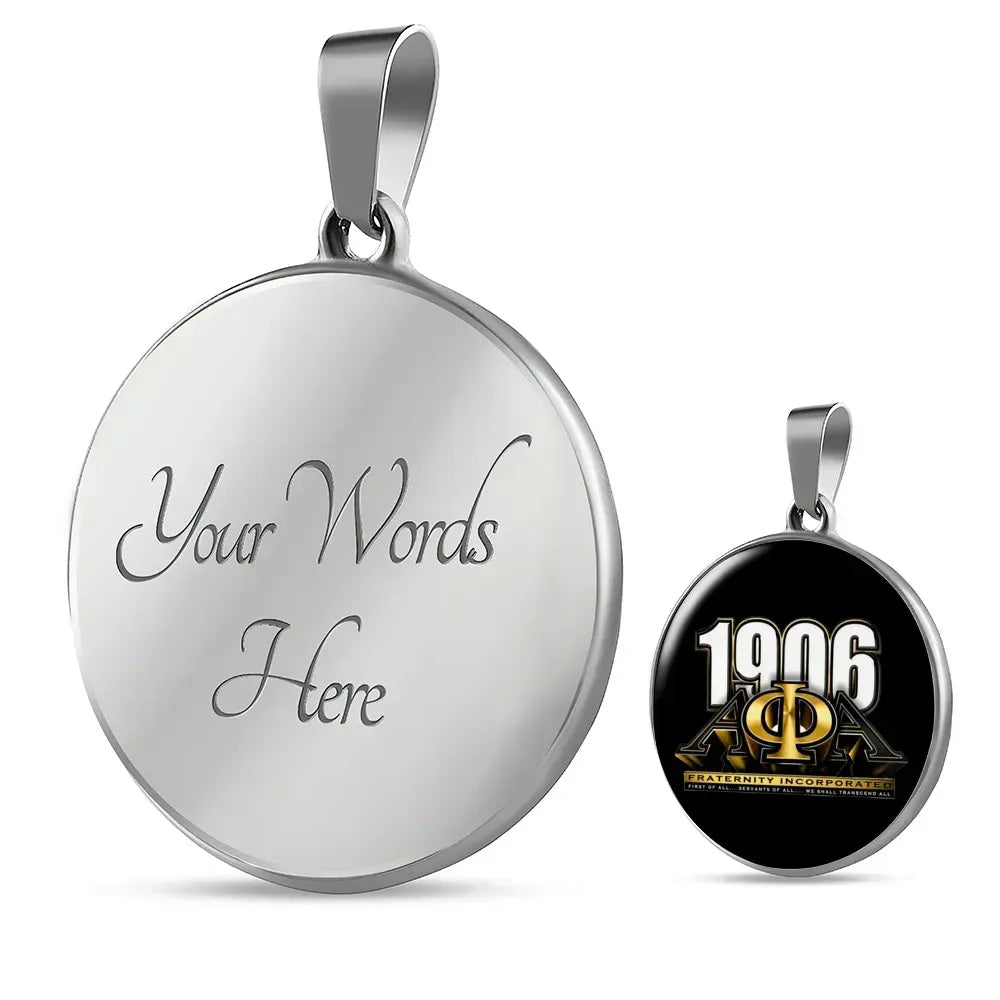 Alpha Phi Alpha 1906 Luxury Necklace Circle