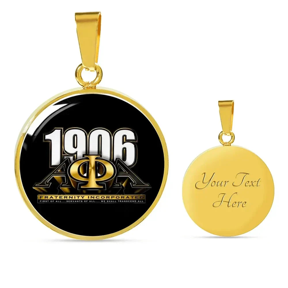 Alpha Phi Alpha 1906 Luxury Necklace Circle