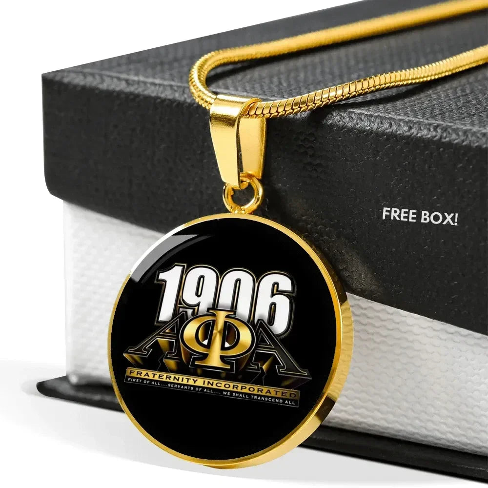 Alpha Phi Alpha 1906 Luxury Necklace Circle