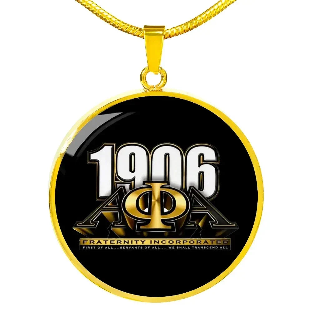 Alpha Phi Alpha 1906 Luxury Necklace Circle