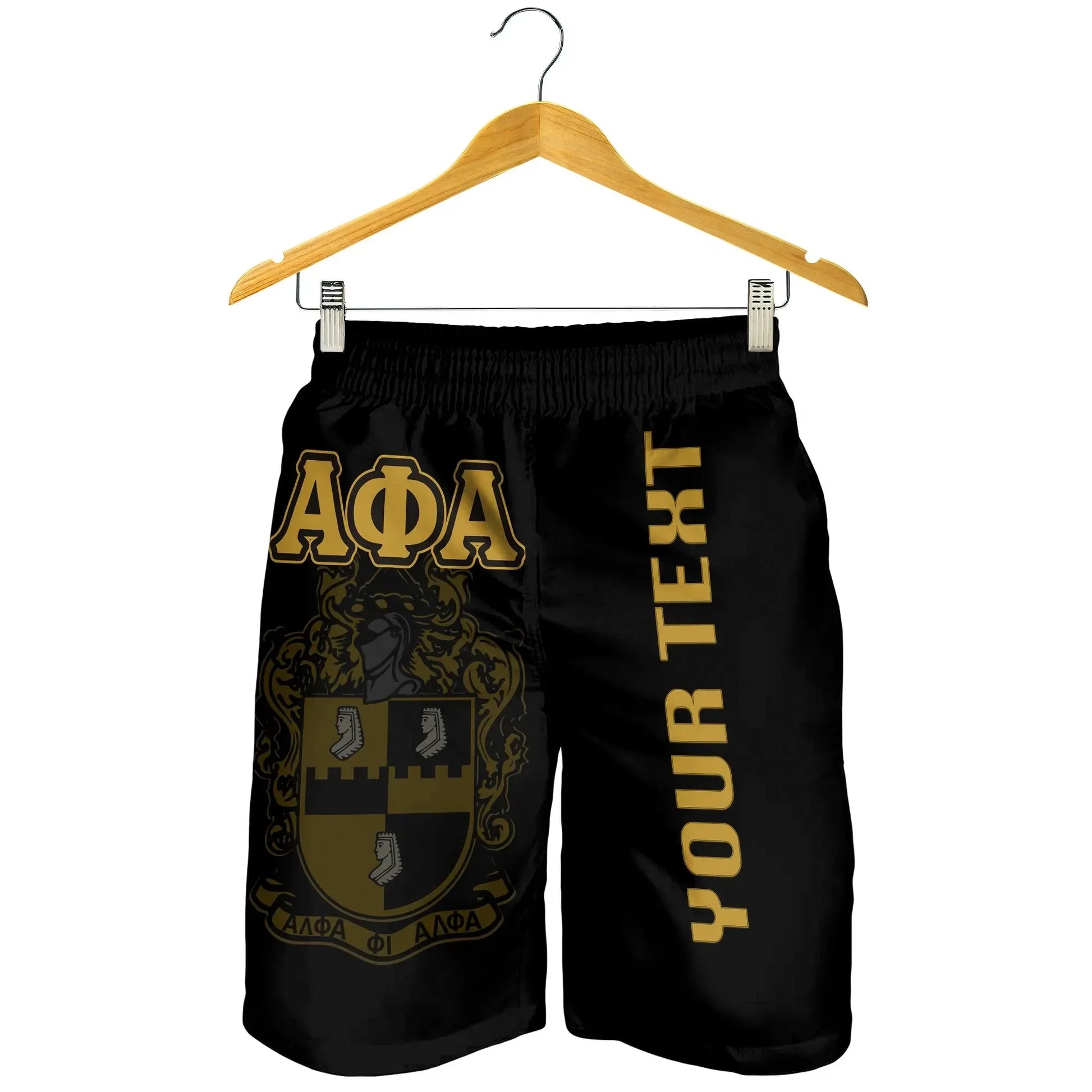 Personalised Alpha Phi Alpha Mens Short | Gettee
