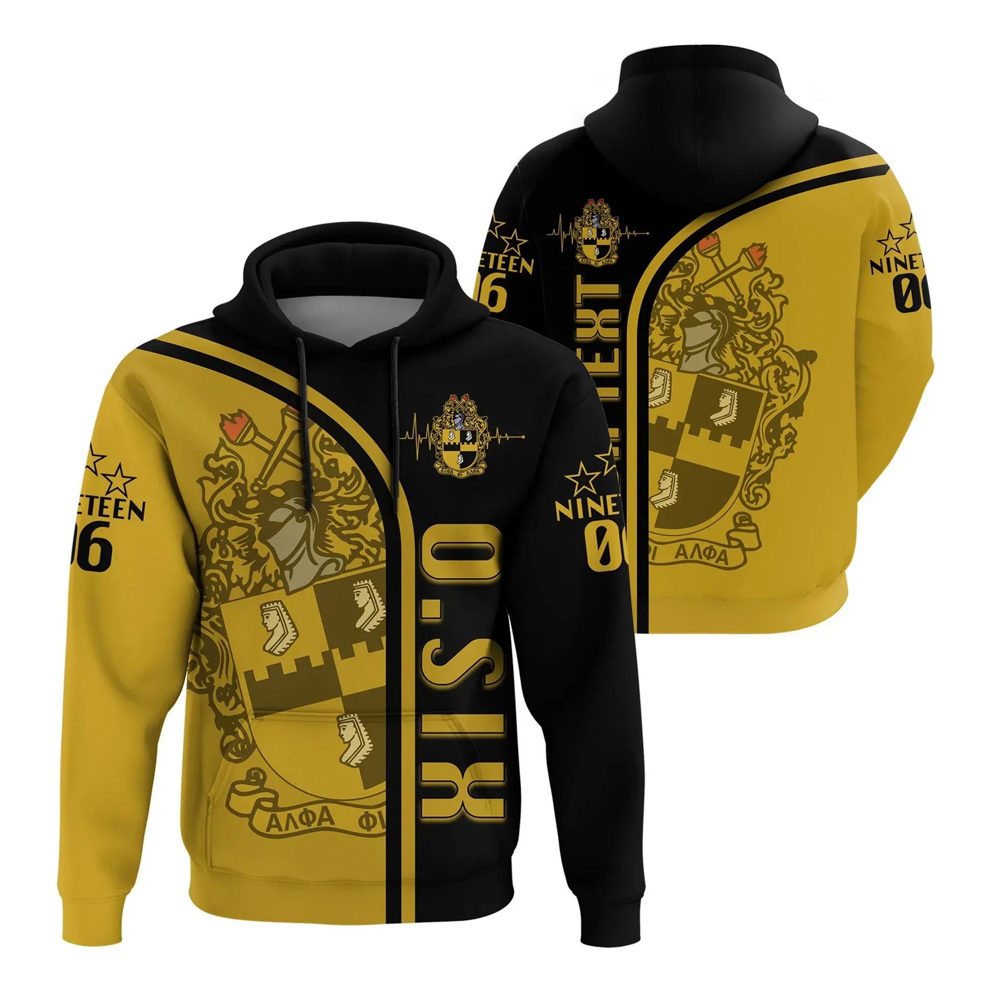 Personalised Alpha Phi Alpha In My Heart Pullover Hoodie | Getteestore.com