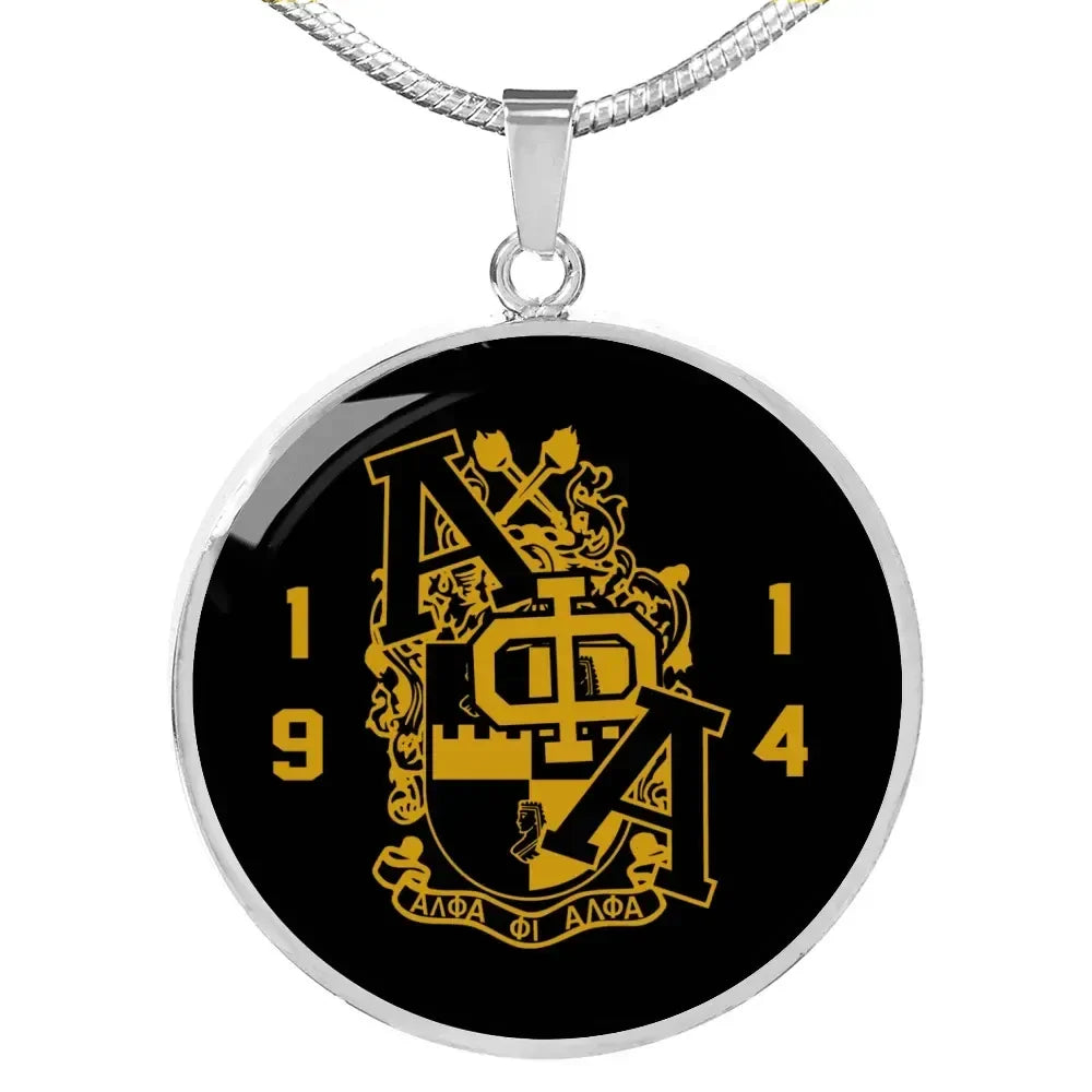 Alpha Phi Alpha Luxury Necklace Circle