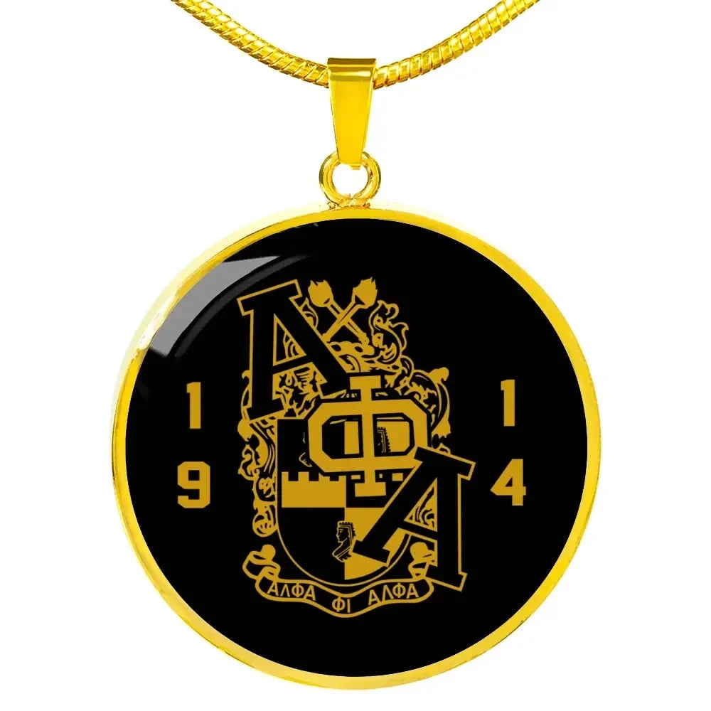 Alpha Phi Alpha Luxury Necklace Circle
