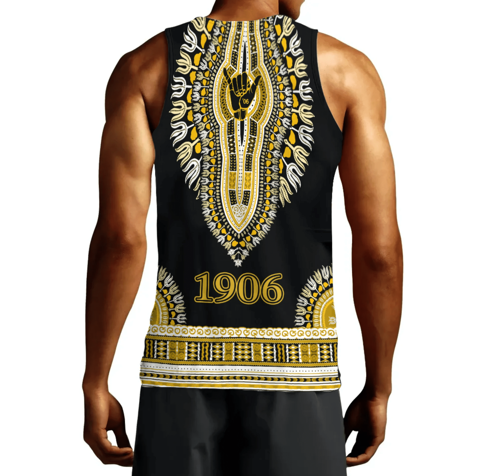 Alpha Phi Alpha Dashiki Men Tank Top | Gettestore.com