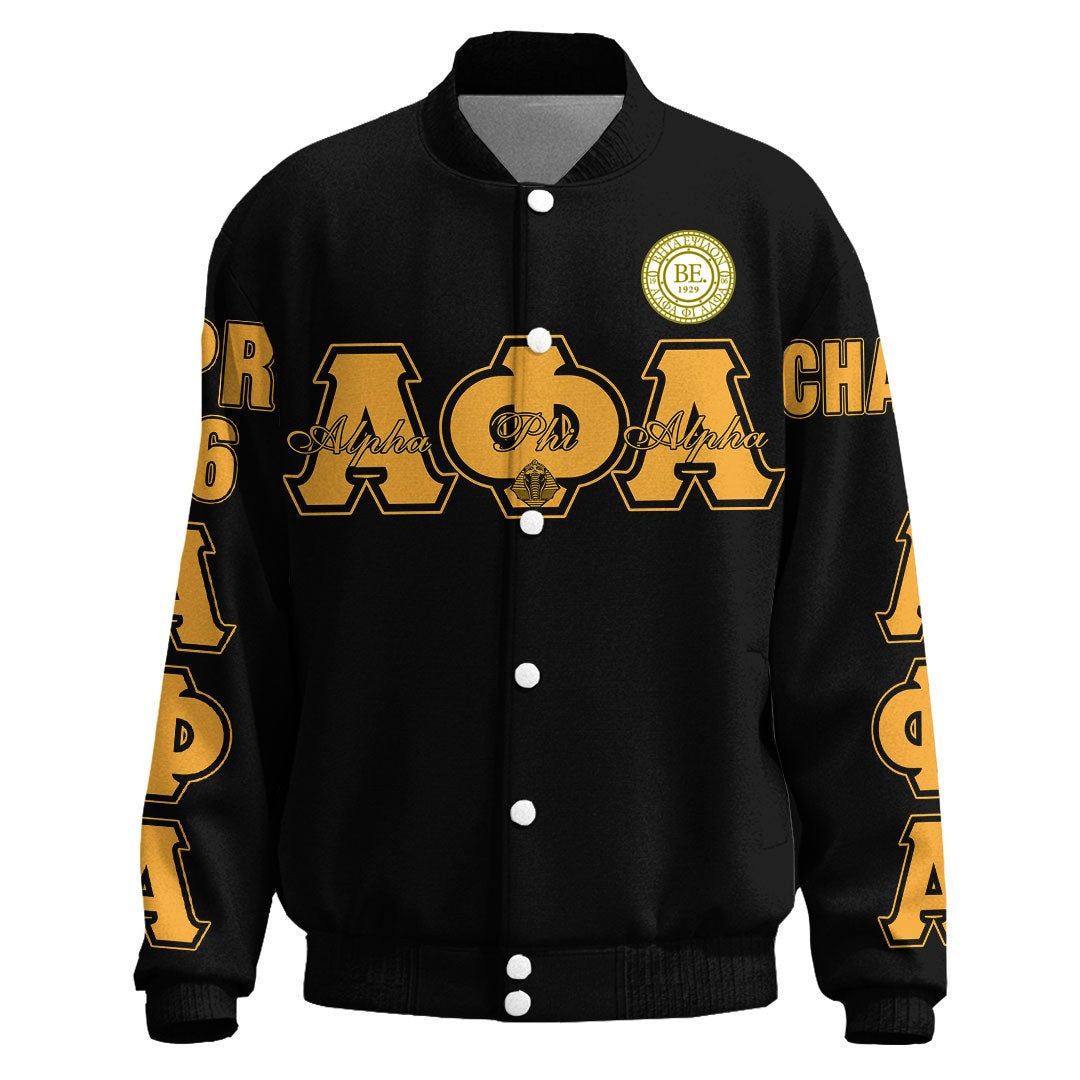 Getteestore Clothing - Alpha Phi Alpha - The Beta Epsilon Chapter Thicken Stand-Collar Jacket A7 | Getteestore