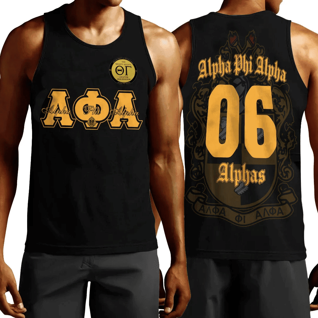 Gettee Tank Top - Alpha Phi Alpha - USF Alphas Tank Top A7 | Getteestore.com
