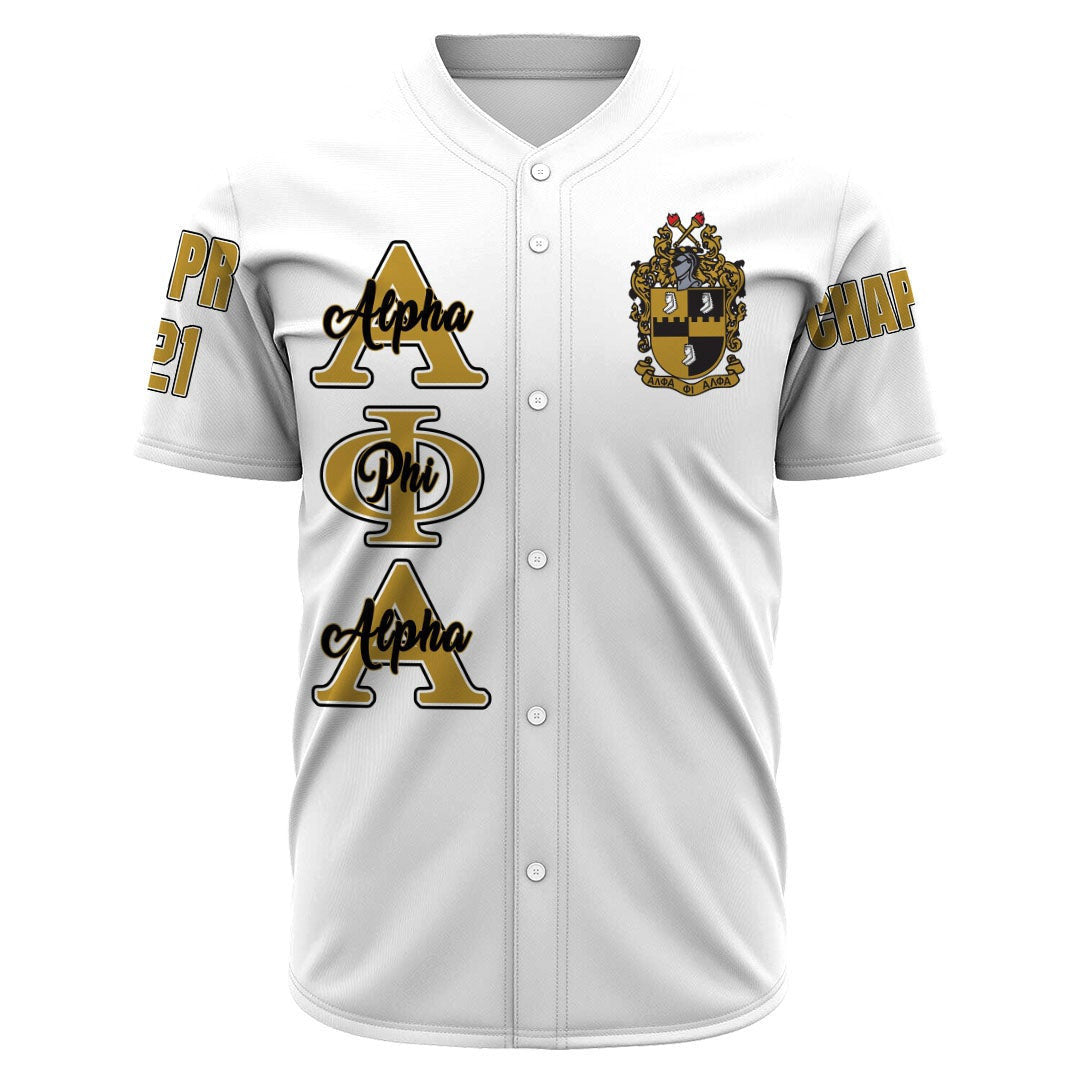 Alpha Phi Alpha ( White ) Baseball Jerseys | Gettee.com