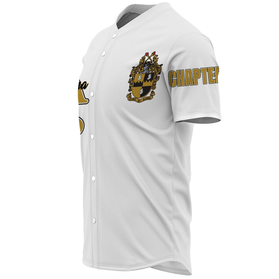 Alpha Phi Alpha ( White ) Baseball Jerseys | Gettee.com