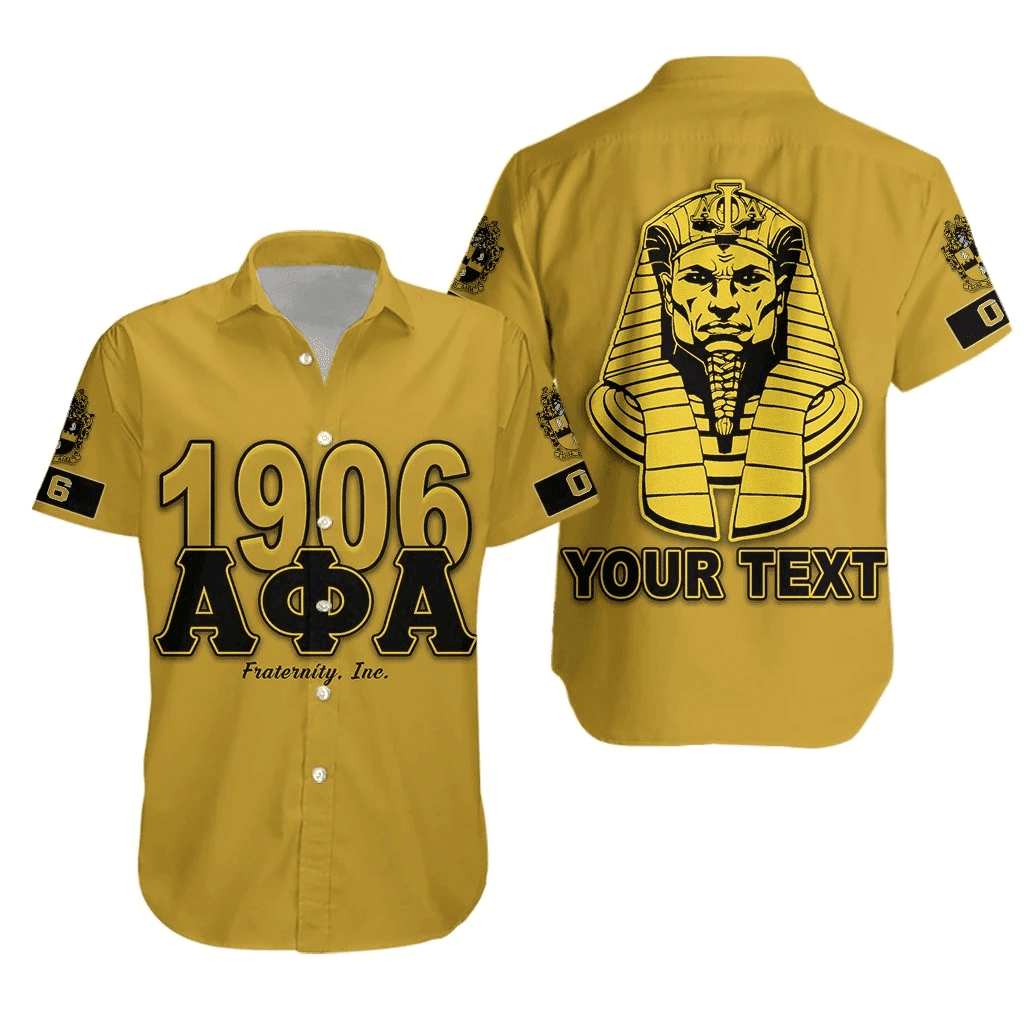 (Custom) Getteestore Shirt - Alpha Phi Alpha 1906 Short Sleeve Shirt A31
