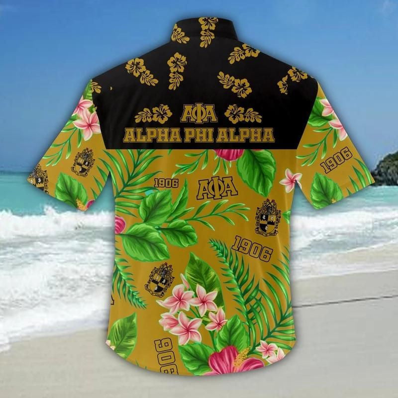 Tropcial Alpha Phi Alpha Short Sleeve Shirt J5