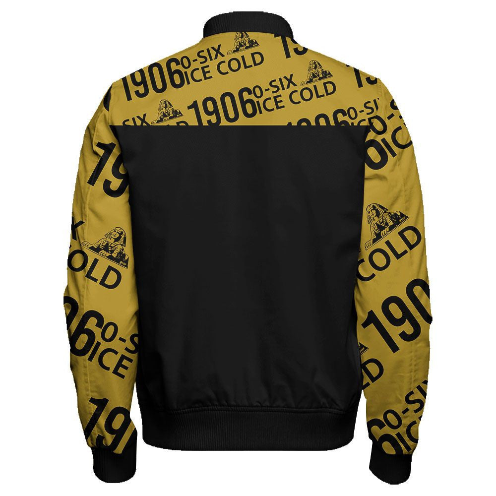 1906 Ice Cold Alpha Phi Alpha Sleeve Zip Bomber Jacket
