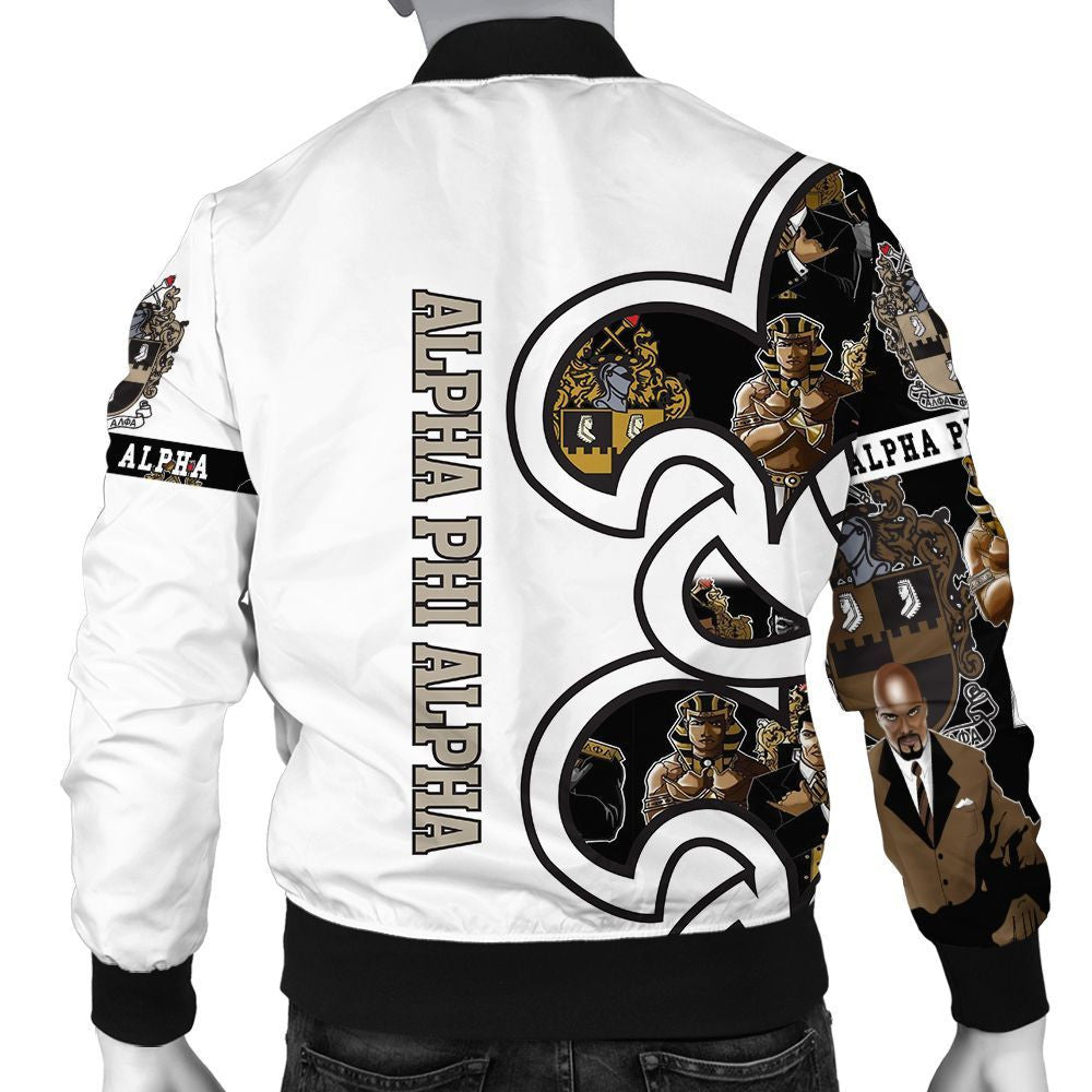 GetteeStore Jacket - Alpha Phi Alpha Swag Bomber Jacket J5