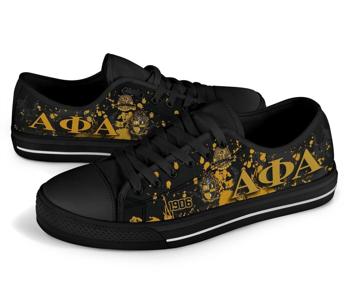 Gettee Shoes - Alpha Phi Alpha Low Top - Spaint Style Ver.2 J89