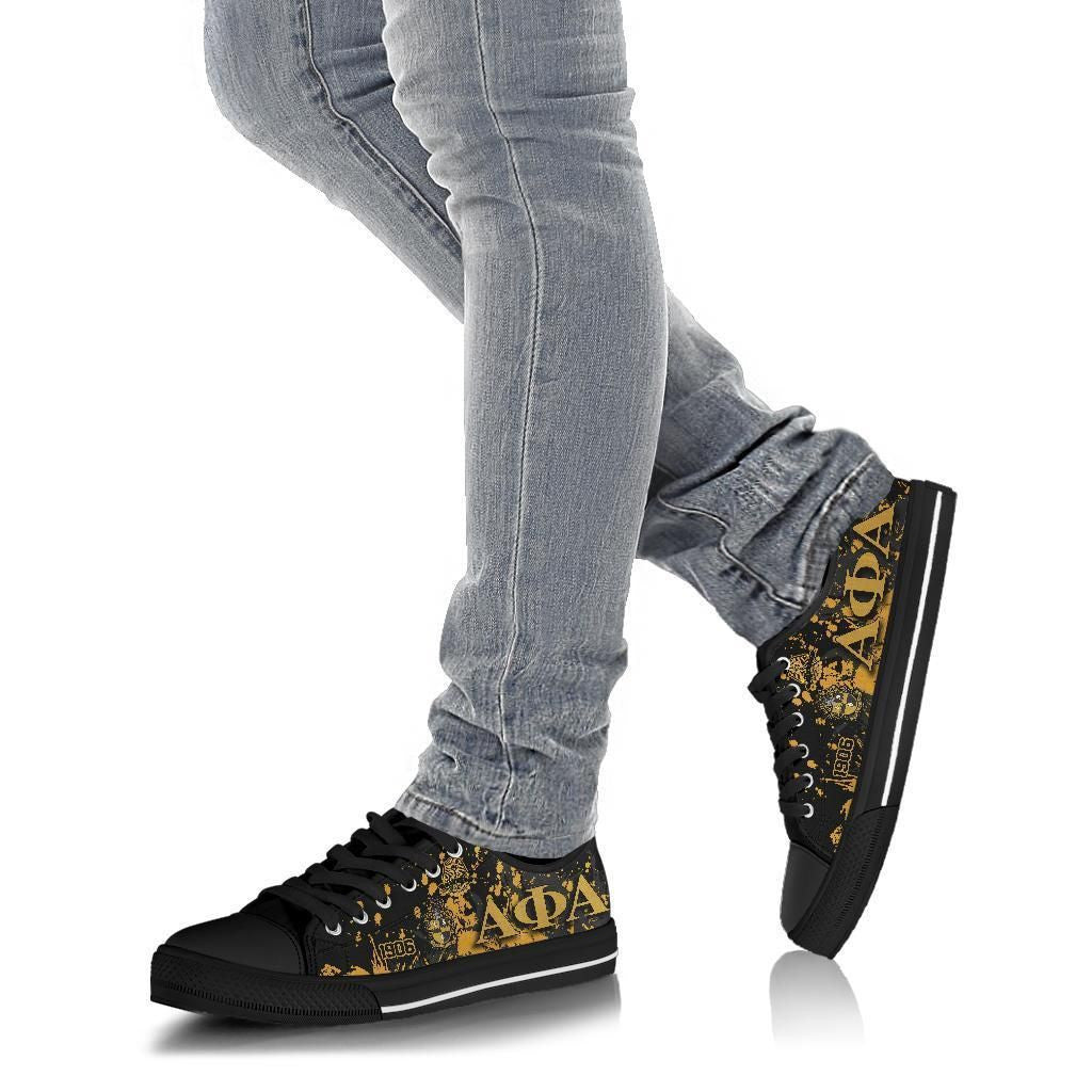 Gettee Shoes - Alpha Phi Alpha Low Top - Spaint Style Ver.2 J89