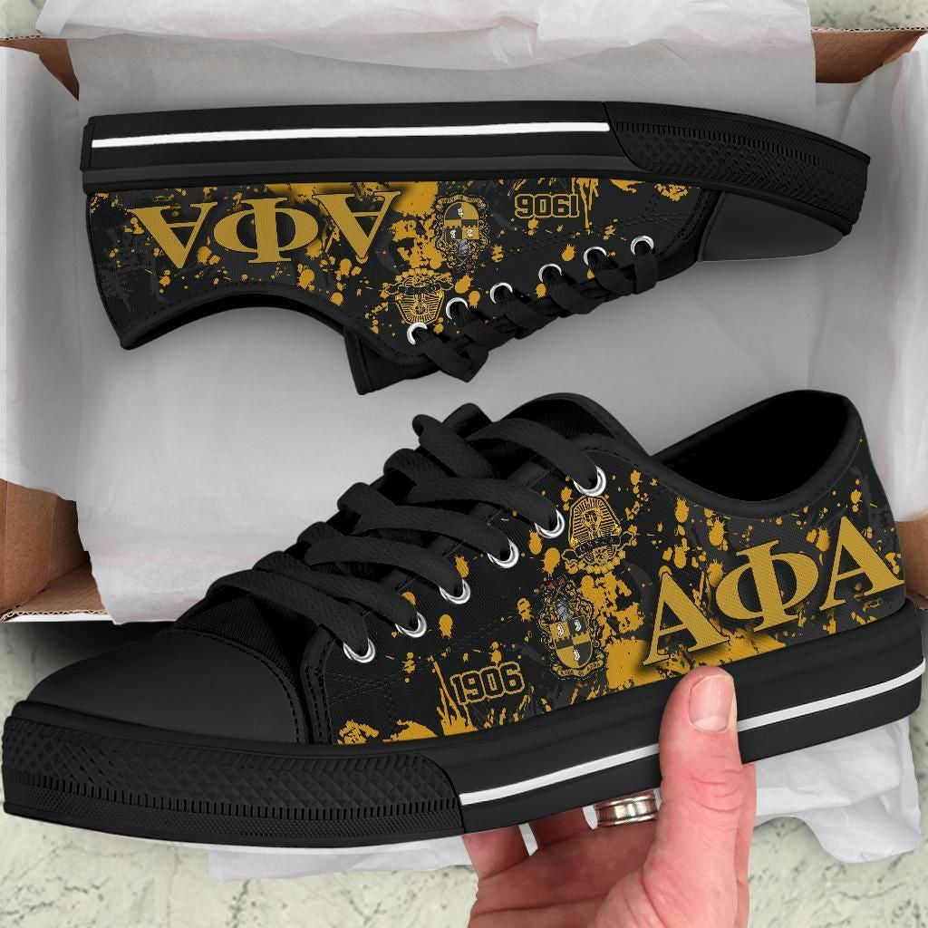 Gettee Shoes - Alpha Phi Alpha Low Top - Spaint Style Ver.2 J89