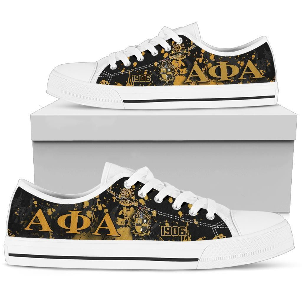 Gettee Shoes - Alpha Phi Alpha Low Top - Spaint Style Ver.2 J89
