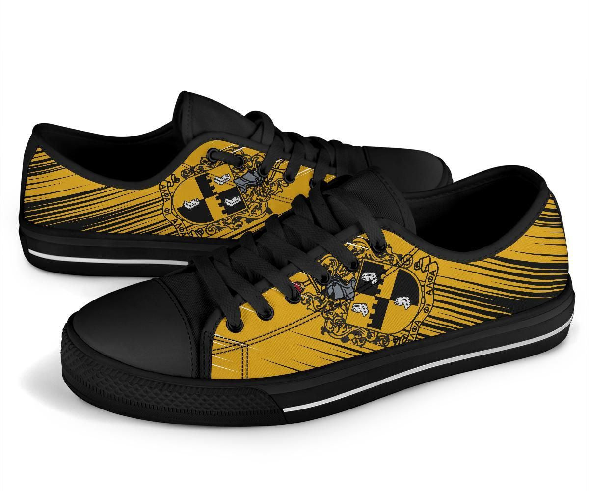 GetteeStore Shoes - Alpha Phi Alpha Canvas Low Top J0