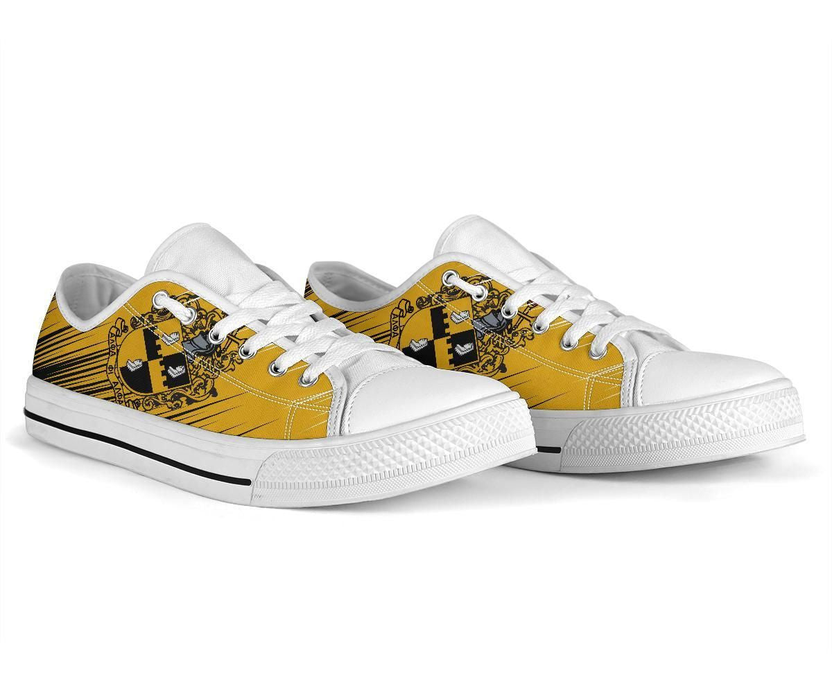 GetteeStore Shoes - Alpha Phi Alpha Canvas Low Top J0