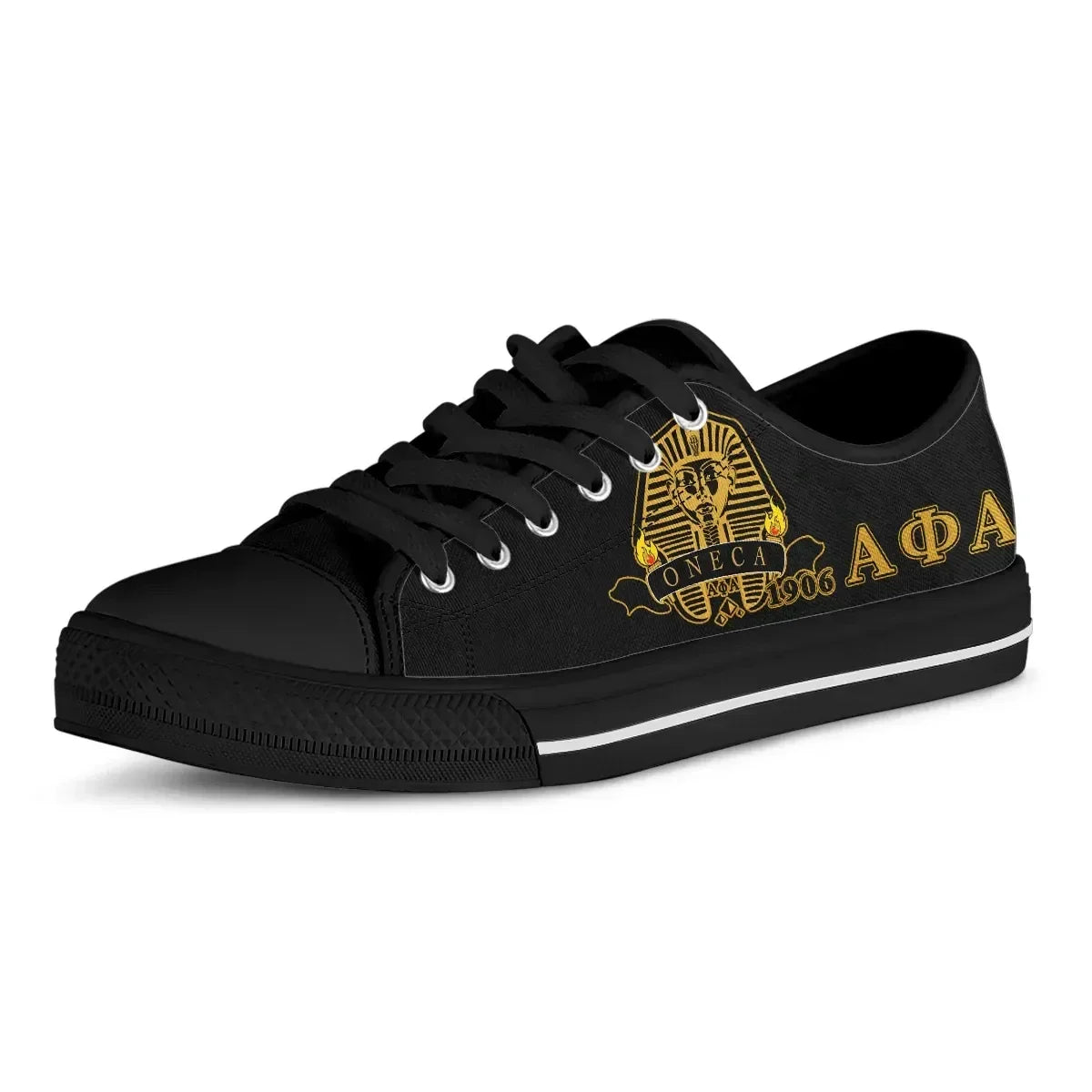 GetteeStore Footwear - Alpha Phi Alpha Simple Low Top Shoe J09