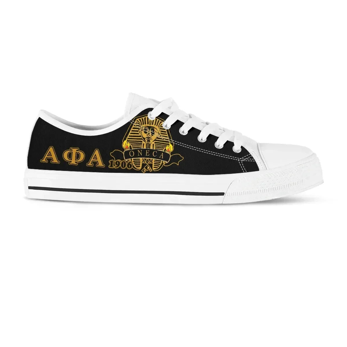 GetteeStore Footwear - Alpha Phi Alpha Simple Low Top Shoe J09