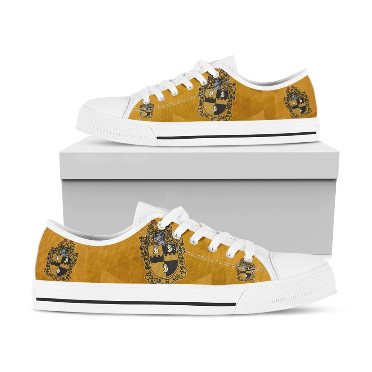 GetteeStore Footwear - Alpha Phi Alpha Fraternity Low Top Shoe J09