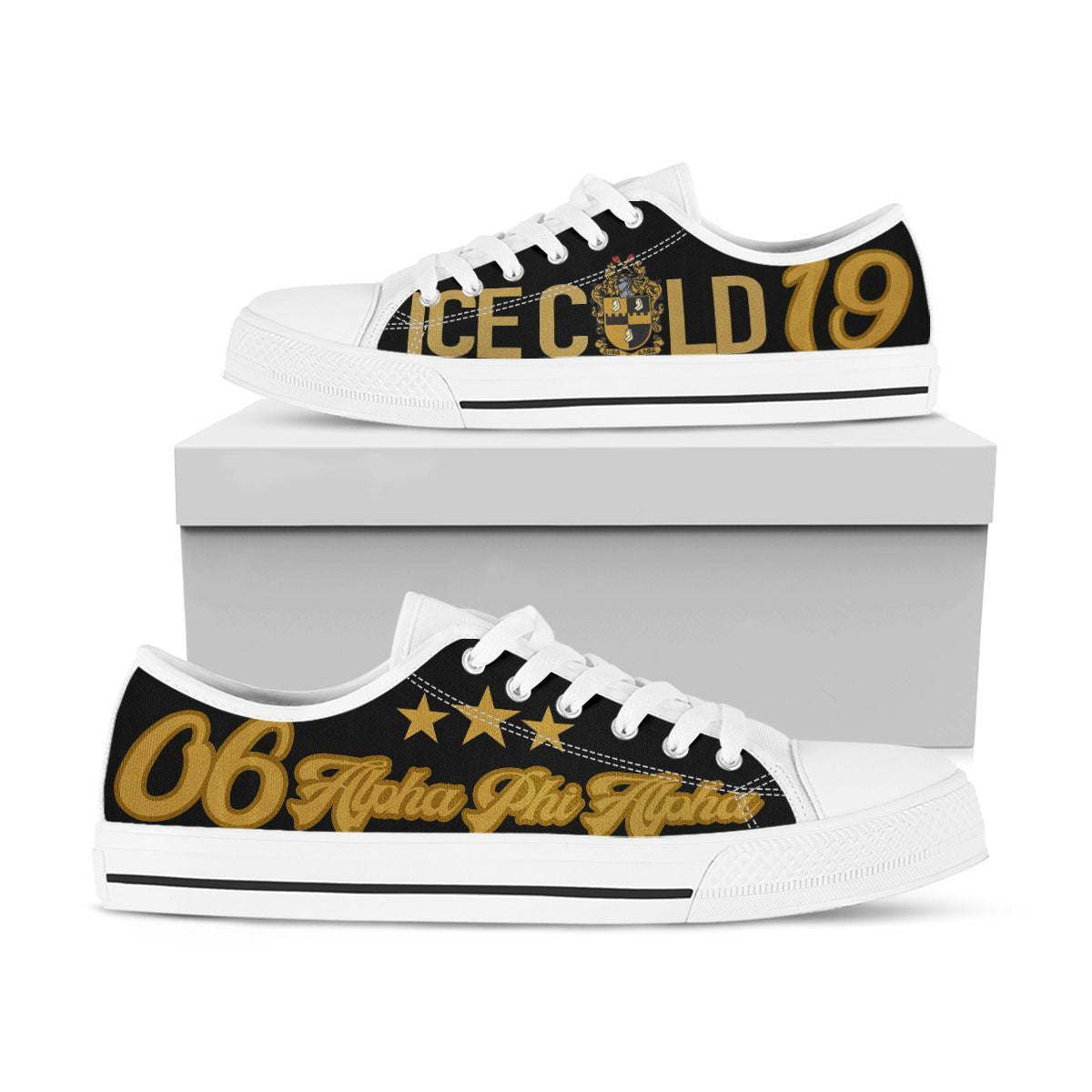 GetteeStore Footwear - Alpha Phi Alpha Style Low Top Shoe J09