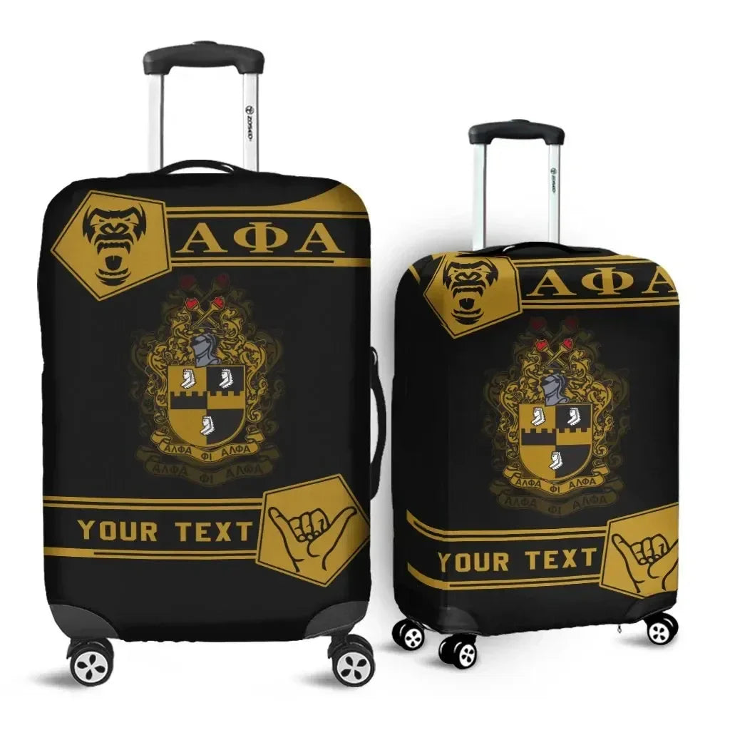 Personalised Alpha Phi Alpha Luggage Covers - Simple Style J8