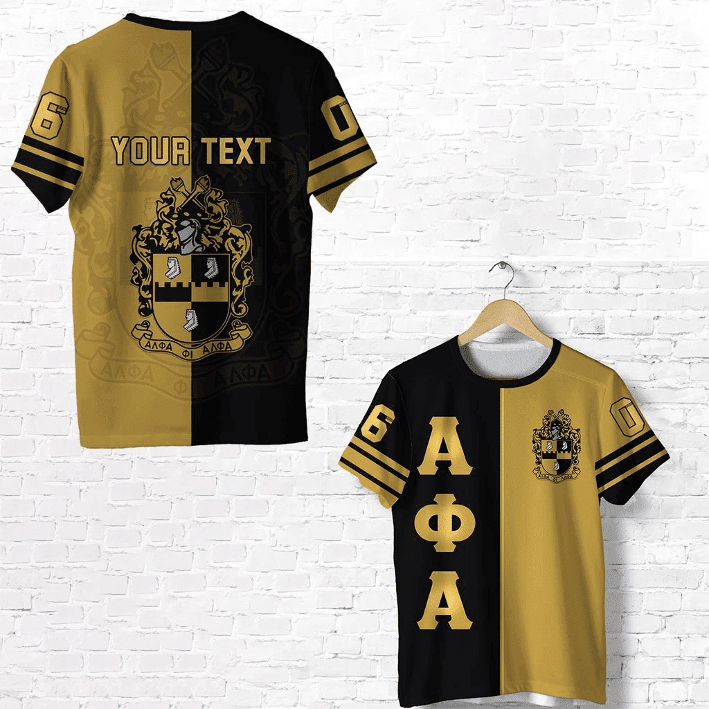 (Custom) Getteestore T-shirt - Alpha Phi Alpha Half Style T-shirt A31