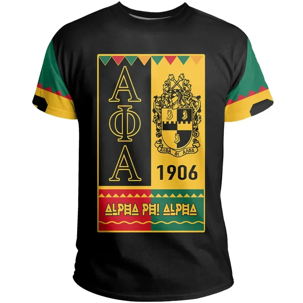 GetteeStore T-Shirt - Alpha Phi Alpha Black History Month T-Shirt J09