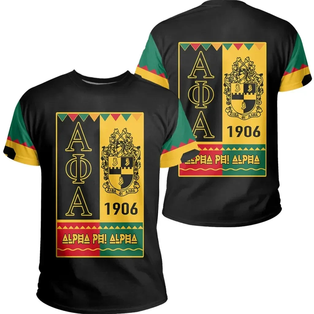 GetteeStore T-Shirt - Alpha Phi Alpha Black History Month T-Shirt J09