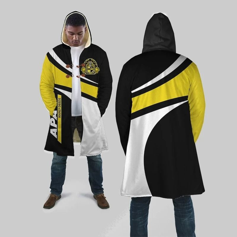 Manly Deeds Alpha Phi Alpha 1906 Hooded Coat