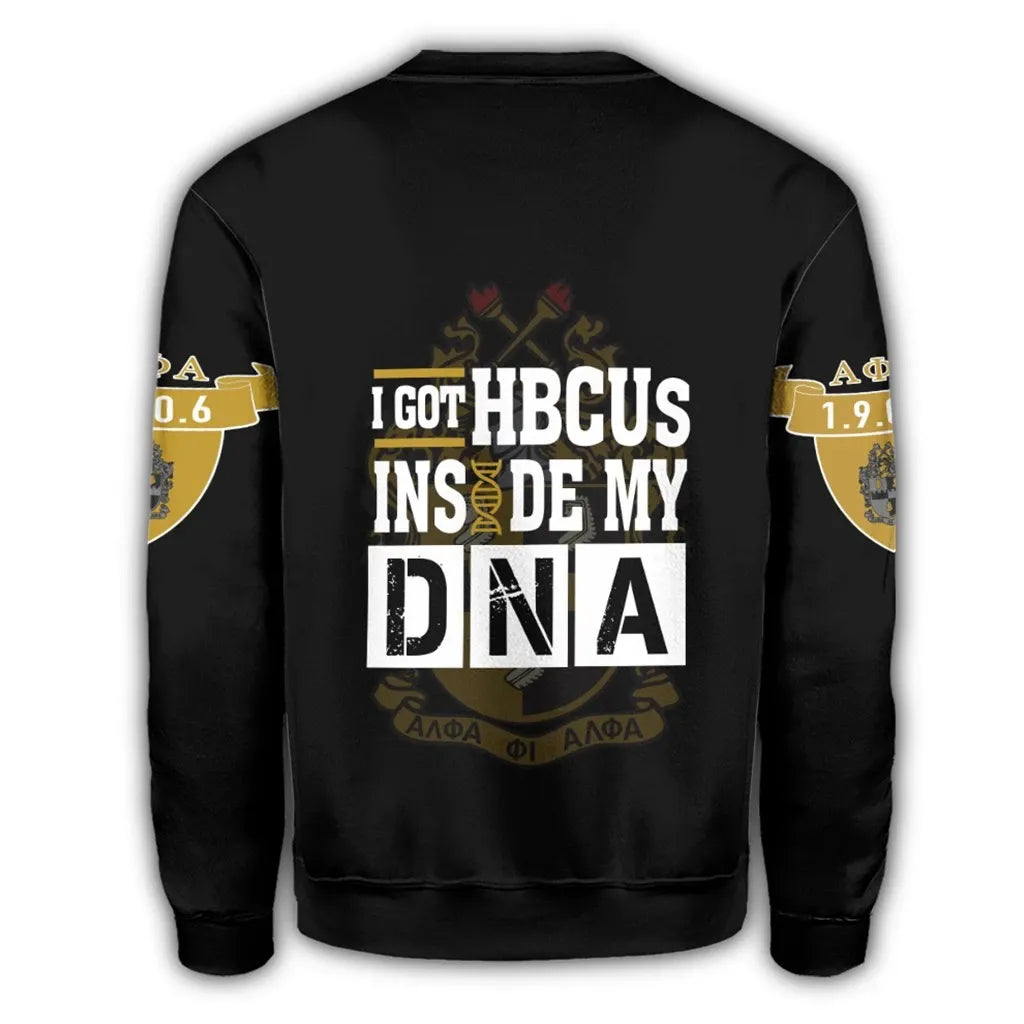 Alpha Phi Alpha HNCU DNA Sweatshirt