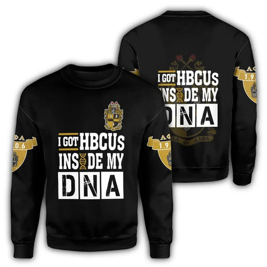 Alpha Phi Alpha HNCU DNA Sweatshirt | Getteestore.com