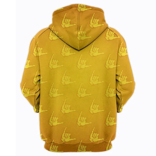 Veston Hand Sign Alpha Phi Alpha Zip Hoodie | Getteestore