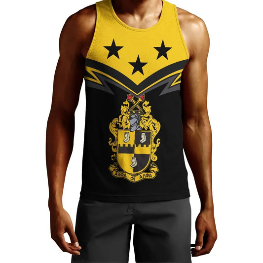 Original Alpha Phi Alpha Fraternity Inc Men's Tank Top - Zig Zag Style  | Getteestore
